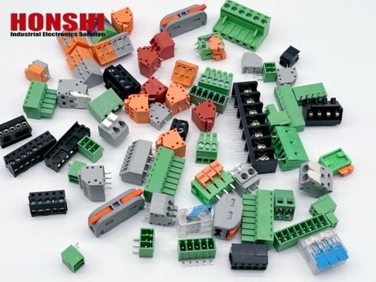 2.5mm 3.5mm สกรูเลส เทอร์มินัล บล็อก Connector PCB สปริง เทอร์มินัล บล็อก