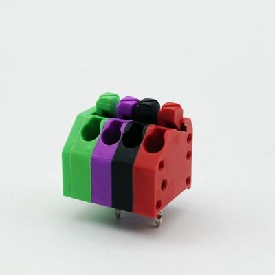 2.5mm 3.5mm สกรูเลส เทอร์มินัล บล็อก Connector PCB สปริง เทอร์มินัล บล็อก
