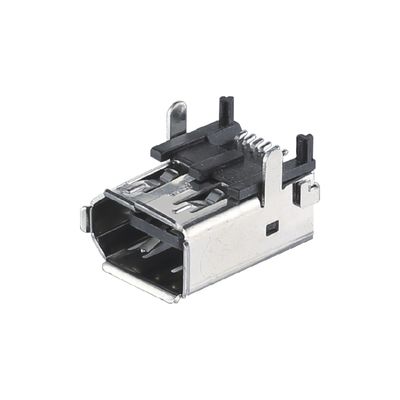 SM-6P ชาย CN3 Server I / O Connector IEEE 1394 ชนิดเชื่อมต่อสอยหญิง