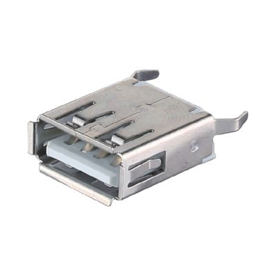 USB 2.0 / 3.0 แจ็ค A ประเภท ชาย พล็อก Connector ทองแดง / โฟสฟอร์ ทองแดง วัสดุติดต่อ
