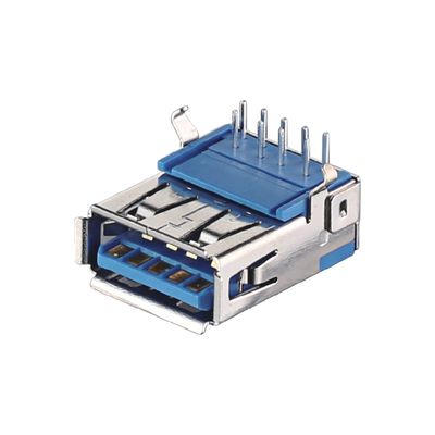 USB 2.0 / 3.0 แจ็ค A ประเภท ชาย พล็อก Connector ทองแดง / โฟสฟอร์ ทองแดง วัสดุติดต่อ