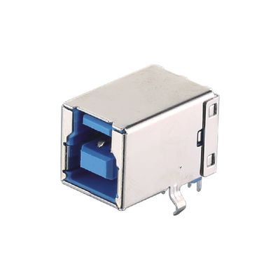 USB 2.0 / 3.0 แจ็ค A ประเภท ชาย พล็อก Connector ทองแดง / โฟสฟอร์ ทองแดง วัสดุติดต่อ