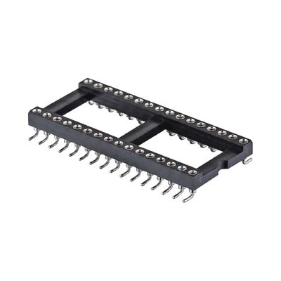 เครื่องจักร หัวสตรี 2.54 มิลลิเมตร H7.0 มิลลิเมตร ความยาว 10.0 มิลลิเมตรตรง 1-40Pin PCB Connector