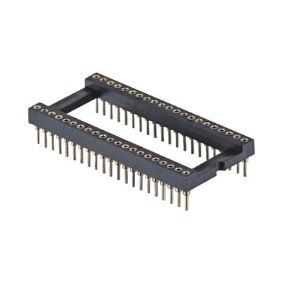 เครื่องจักร หัวสตรี 2.54 มิลลิเมตร H7.0 มิลลิเมตร ความยาว 10.0 มิลลิเมตรตรง 1-40Pin PCB Connector