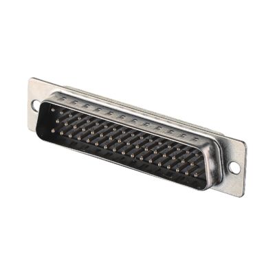 2 - 64 Pin Power D Sub Male Connector 3W3 สีดํา / สีฟ้า สายผสมประเภท Dip Brass