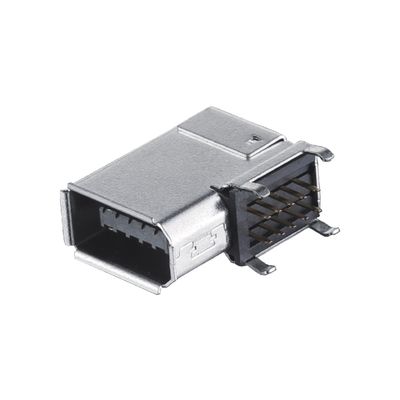 IEEE1394 10 Pin Connector หญิง Server I/O Connector SM-10P ประเภทผสม