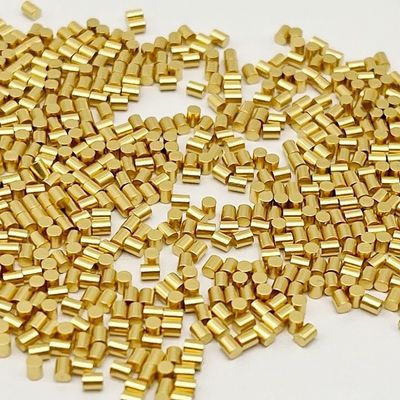 ประจํา 0.02mm กว้าง 10u '' ทองคํา Plated ทองเหลือง Pin ติดต่อสปริงสําหรับเพศชายและหมอกเกลือ 72H