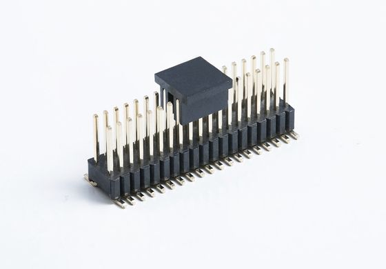 1.27 มิลลิเมตร พลาสติกคู่ 2 - 100 พินหัวข้อเชื่อมต่อ H2.5 มิลลิเมตร DIP SMT ประเภท PCB
