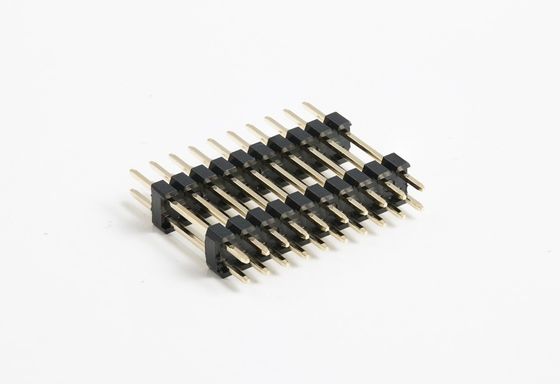 1.27 มิลลิเมตร พลาสติกคู่ 2 - 100 พินหัวข้อเชื่อมต่อ H2.5 มิลลิเมตร DIP SMT ประเภท PCB