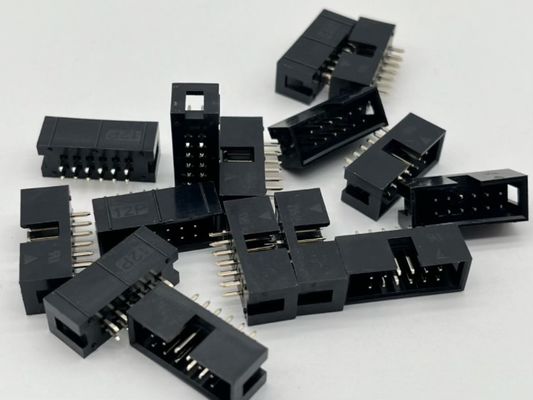มุมขวา Box Header Connector DIP PCB DC3 12 ปิน Headers 2.54mm Pitch