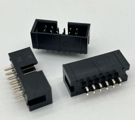 2.54mm สายต่อหัวกล่องตรง 12 ปิน IDC หัวกล่อง 2x6p