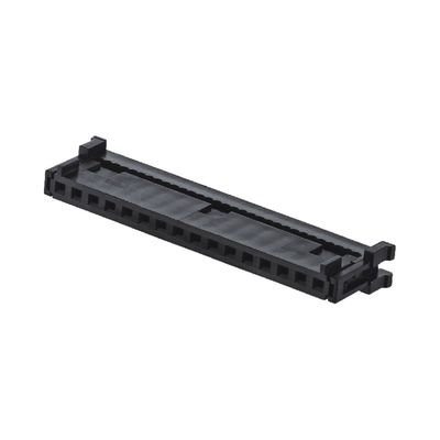 8 ปิน - 24 ปิน Single Row IDC Connector 2.54mm Pitch Black หญิง FC ซ็อต