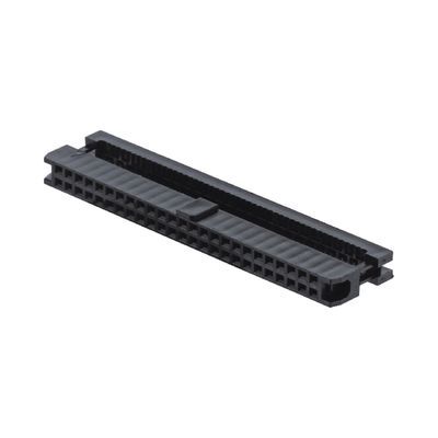 8 ปิน - 24 ปิน Single Row IDC Connector 2.54mm Pitch Black หญิง FC ซ็อต