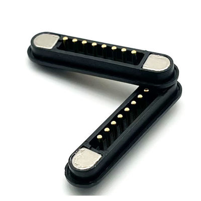 8pin เครื่องเชื่อมแม่เหล็ก เพศชาย เพศหญิง Pogo Pin Connector สําหรับ PCB Board
