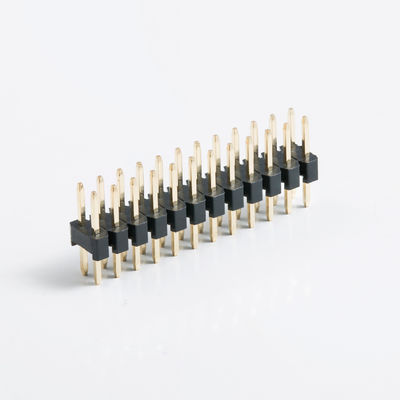 คอนเนกเตอร์คอนเนกเตอร์คอนเนกเตอร์ 2.54 มิลลิเมตร Pitch 2 pin 20 pin 80 pin PCB ตรง
