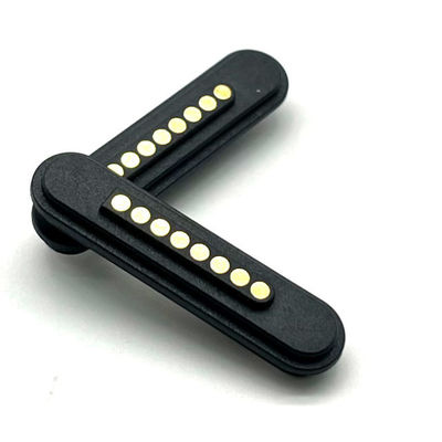8pin เครื่องเชื่อมแม่เหล็ก เพศชาย เพศหญิง Pogo Pin Connector สําหรับ PCB Board