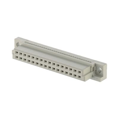 2.54mm 32 Pin Din41612 Connector IDC ประเภท Pin หญิง ผ่านหลุม 3 แถว