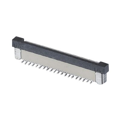 4 - 60 ปิน FPC Cable Connector 0.5 / 1.0mm Pitch SMT ZIF DIP แบบด้านบนด้านล่าง PA9T พลาสติก