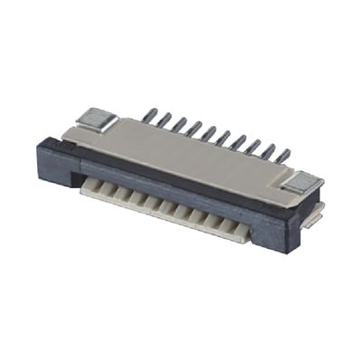 4 - 60 ปิน FPC Cable Connector 0.5 / 1.0mm Pitch SMT ZIF DIP แบบด้านบนด้านล่าง PA9T พลาสติก