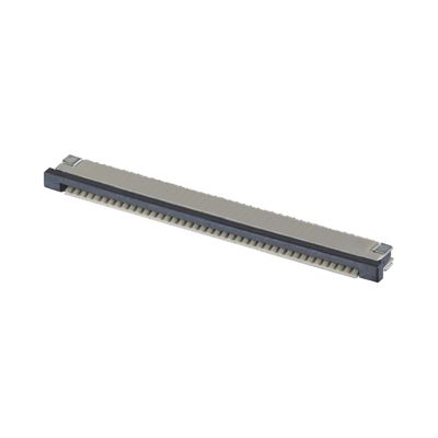 4 - 60 ปิน FPC Cable Connector 0.5 / 1.0mm Pitch SMT ZIF DIP แบบด้านบนด้านล่าง PA9T พลาสติก