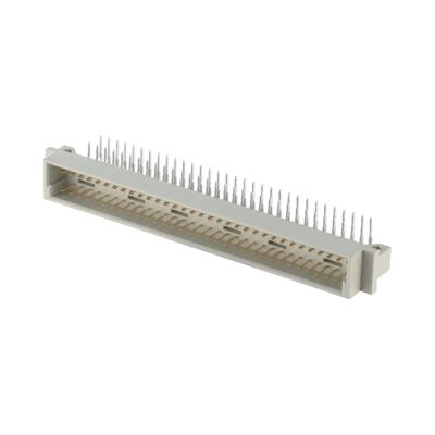 2.54mm DIN 41612 Connector 64 Pin มุมขวา Pin หญิง ผ่านรู 3 แถว Connector