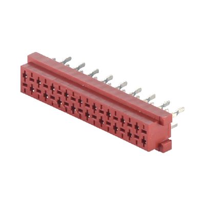 IDC สายตรง เครื่องเชื่อมสตรี Micro Match 4 6 8 10 20 Pin 1.27mm Pitch