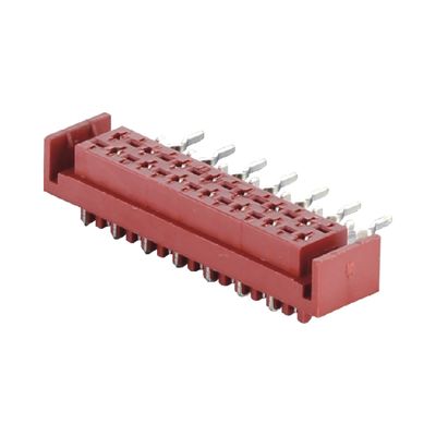 IDC สายตรง เครื่องเชื่อมสตรี Micro Match 4 6 8 10 20 Pin 1.27mm Pitch
