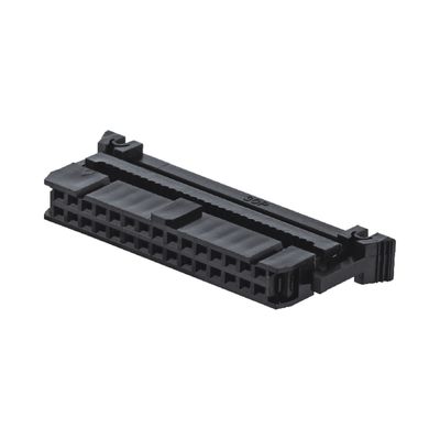 2.0mm Pitch IDC PCB Connector 6 - 64 Pin สีดํา โซคิตหญิง สาย Flat Cable FC โซคิต