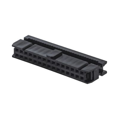 2.54mm Pitch IDC Connector Socket สําหรับสายไฟแบน 28awg 6 - 64 Pin FC Socket