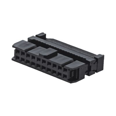 2.54mm Pitch IDC Connector Socket สําหรับสายไฟแบน 28awg 6 - 64 Pin FC Socket