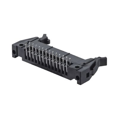 2.54 มิลลิเมตร LATCH CONNECTOR SMT 6 8 10 18 20 26 30 34 40 50 64Pin Ejector Header Connector