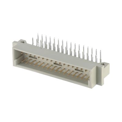 DIP ผู้ชาย Connector Din 41612 2.54mm ผ่านหลุม 3 แถว