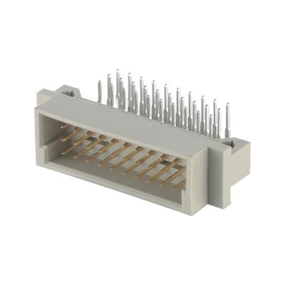 DIP ผู้ชาย Connector Din 41612 2.54mm ผ่านหลุม 3 แถว