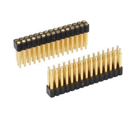 3.0mm pitch 3pin ทอง Plated SMT ประเภทรถยนต์ทองแดง Pogo Pin Connector สําหรับ pcb
