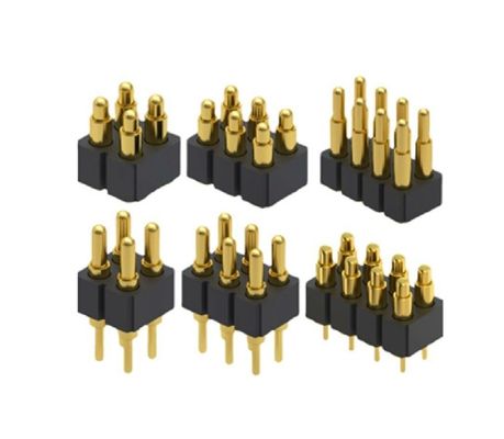3.0mm pitch 3pin ทอง Plated SMT ประเภทรถยนต์ทองแดง Pogo Pin Connector สําหรับ pcb