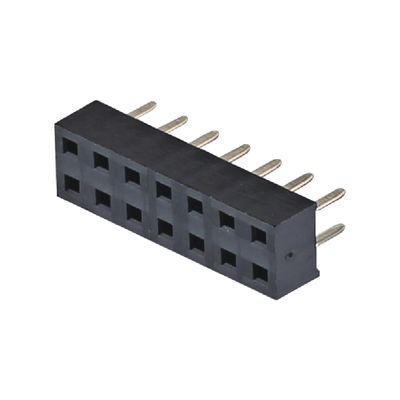 2.0 มิลลิเมตร H4.3 4.6 มิลลิเมตร หญิง Pin หัวเชื่อม มุมขวา 90 องศา 2x2 2x40pin