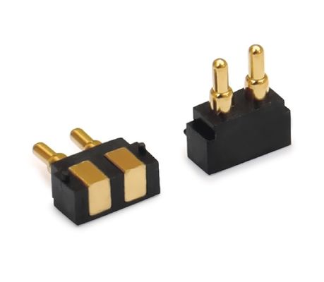 2.5mm 3 Pin Spring Loaded Pogo Pin Connector สําหรับอุปกรณ์ประกอบรถยนต์ ความดันปริมาณ 1A
