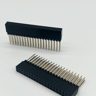 2.54mm Pitch Connector หัวหน้าหญิง 8.5mm ความสูงสองแถว 180 องศา Dip สําหรับ PCB