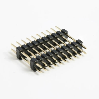 สายเชื่อม 2.54mm Pitch Pin Header คอนเนคเตอร์สองแถว 20 Pin 80 Pin สายตรง Dip