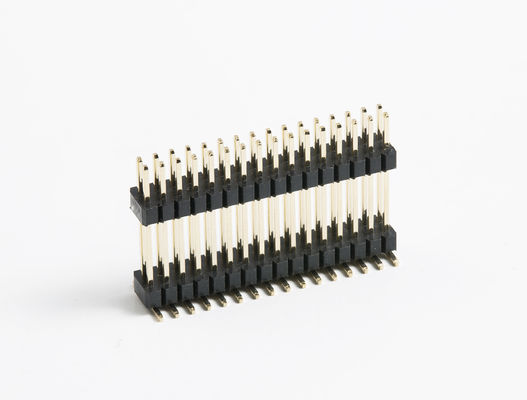 ทอง Plated 2.0mm Board To Board Header Connector 3 - 120 Pin PCB ผู้ชาย Pin Connector