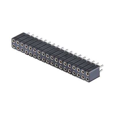 เครื่องเชื่อม PCB เครื่องจักร หัวหน้าหญิง 2.54mm H7.0mm มุมขวา