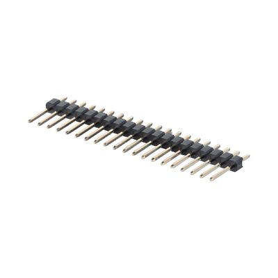 DIN Type 2.0mm Pitch Pin Header Connector สายตรง 2 - 40 ปิน สายเดียว