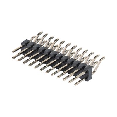 DIN Type 2.0mm Pitch Pin Header Connector สายตรง 2 - 40 ปิน สายเดียว