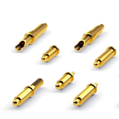 สติ๊กเกอร์ด้านข้าง Pogo Pin ประเภท SMT แบบทองเคลือบสําหรับ 2.00 มิลลิเมตร