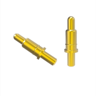 ชายผ่านหลุมชนิดสปริง Loaded Pin Connector ทองแดง Pogo Pin 120g พลังสปริง