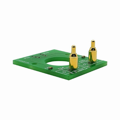 พลังงานสูง 9A แบตเตอรี่ทองแดง POGO Pin Connector ผ่านหลุม PCB สปริงบรรทุกสปริง