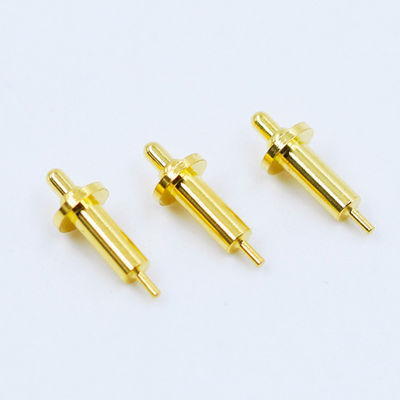 ปรับปรุง 120g±20% พลังสปริง DC12V ทองแดง Pogo Pin สําหรับการเชื่อมต่อผ่านรู
