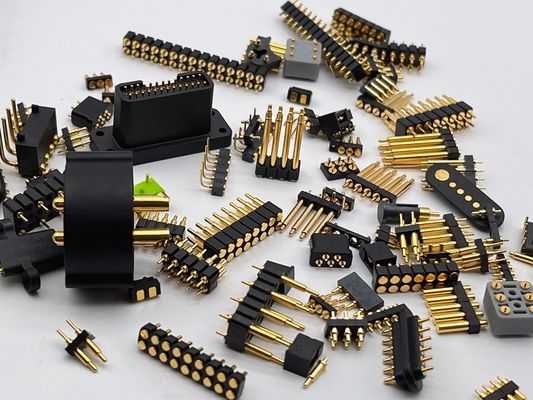 ประเภทผสมผสาน Pogo Pin 2.54mm Pitch 1x5P เพศชาย
