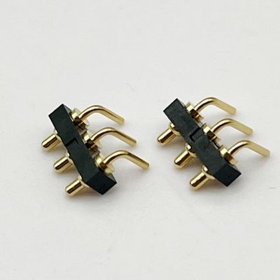 เครื่องเชื่อมปิ๊นปิ๊นแบบ 2.54mm Dip Type 3pin H1.5mm โปโก้ปิ๊นสําหรับเครื่องเชื่อมปิ๊นสปริง