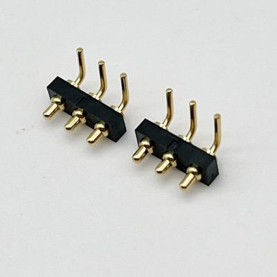 เครื่องเชื่อมปิ๊นปิ๊นแบบ 2.54mm Dip Type 3pin H1.5mm โปโก้ปิ๊นสําหรับเครื่องเชื่อมปิ๊นสปริง